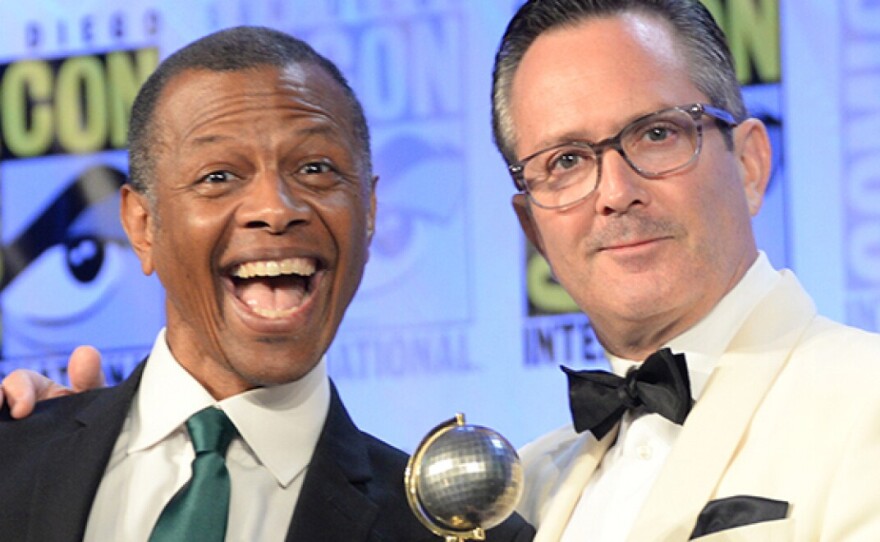 Phil LaMarr and Tom Lennon hosted the Eisner Awards at Comic-Con in 2022.