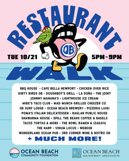 Ocean Beach Restaurant Walk 2025: A Taste of OB