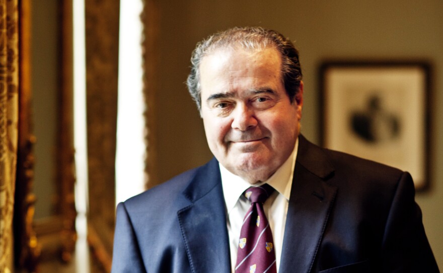 Justice Antonin Scalia at the Supreme Court in 2012.