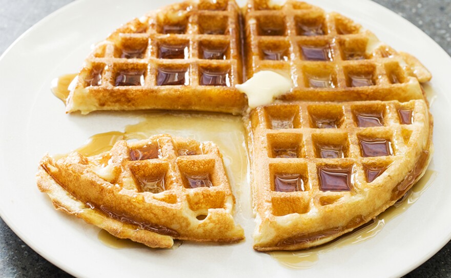 Fluffy Yeasted Waffles