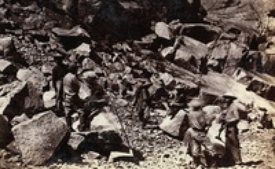 Some photographs taken during the railroad's construction feature Chinese laborers. More photos can be found on Stanford University's Chinese Railroad Workers in North America Project's website.
