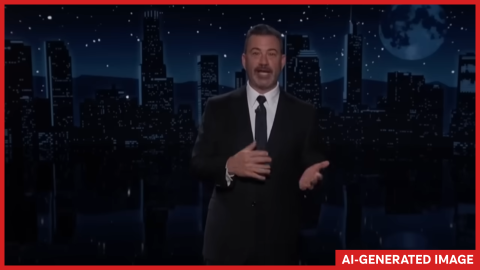 A fake video of Jimmy Kimmel.