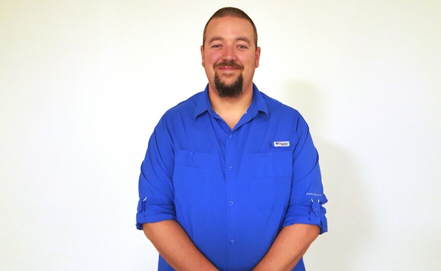 Ben Carnes after he lost 100 pounds.