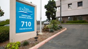 The San Dieguito Union High School District building is shown on July 2, 2021.