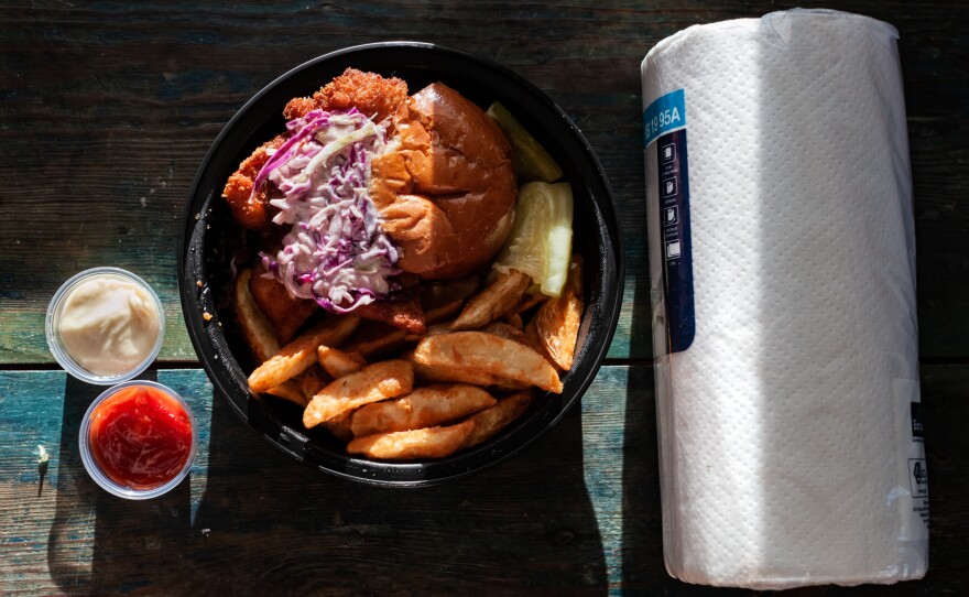 A growing number of restaurants are offering produce, dry goods and pantry staples to customers, in addition to their normal menu items. It helps customers buy essential items, provides restaurants with a source of revenue — and addresses a sudden disconnect in America's food supply chains.