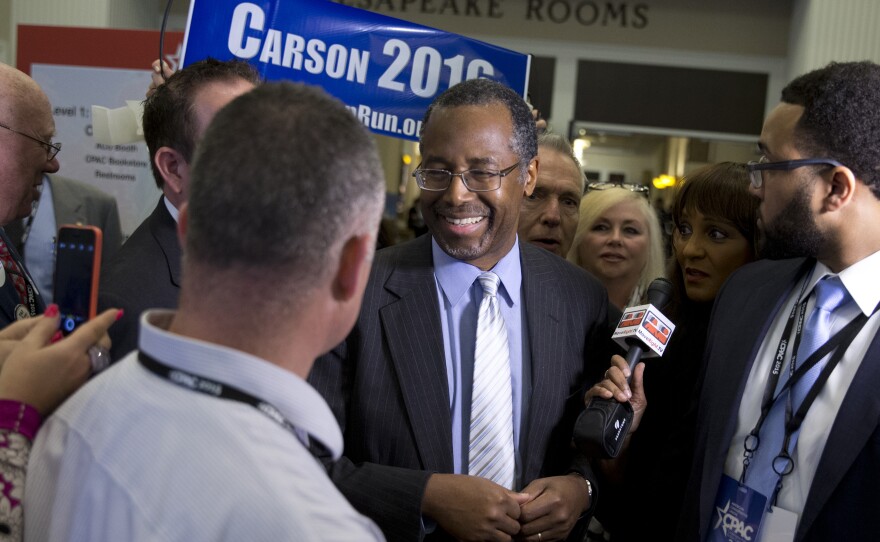 Carson at the Conservative Political Action Conference earlier this year.