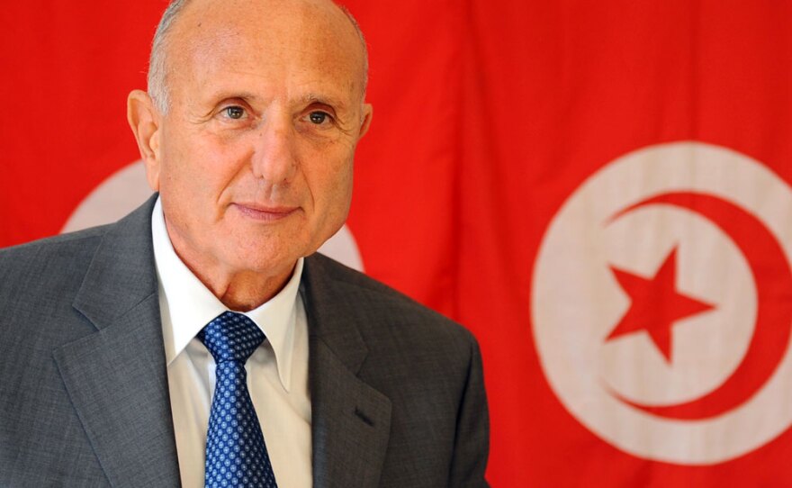Tunisian opposition leader and lawyer Ahmed Nejib Chebbi, pictured in January, said he resigned Tuesday because he is not happy with the country's newly named prime minister.
