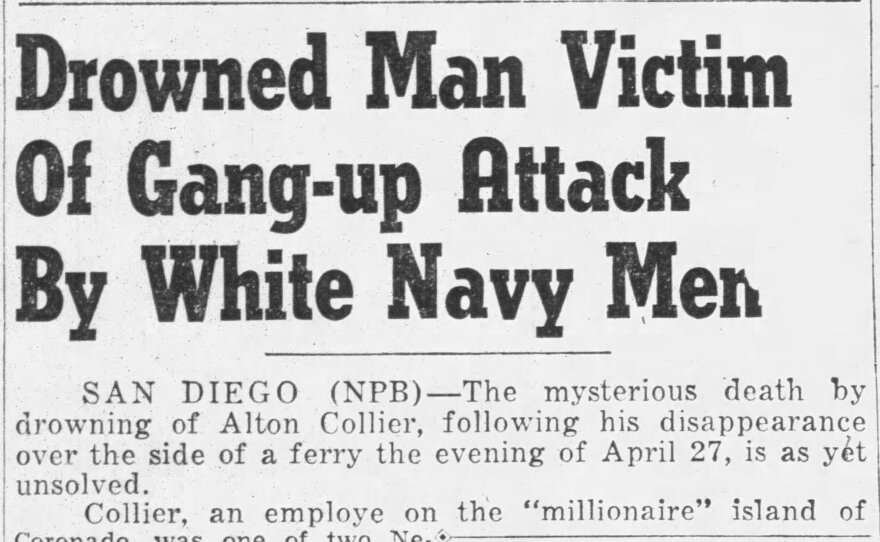 A May 16, 1946 article by the California Eagle headlined "