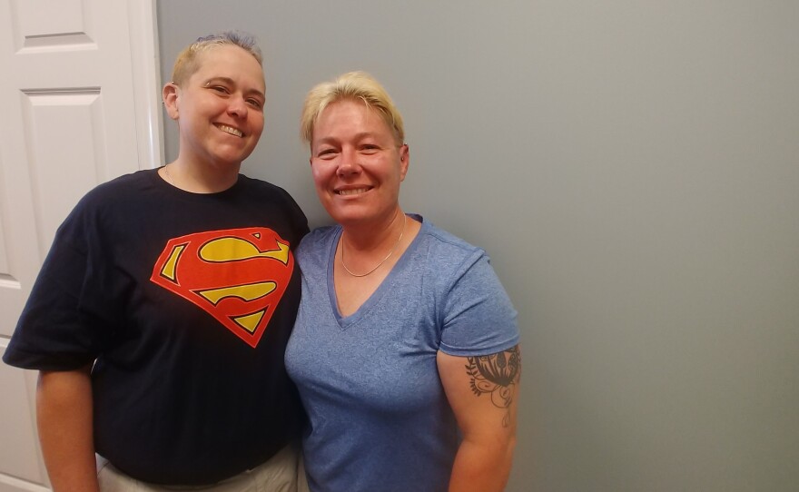 Andrea and Leslie Isham got married last year during a drag show at a night club in Tennessee by a friend who was ordained online. A new law in the state seeks to ban online ordinations.