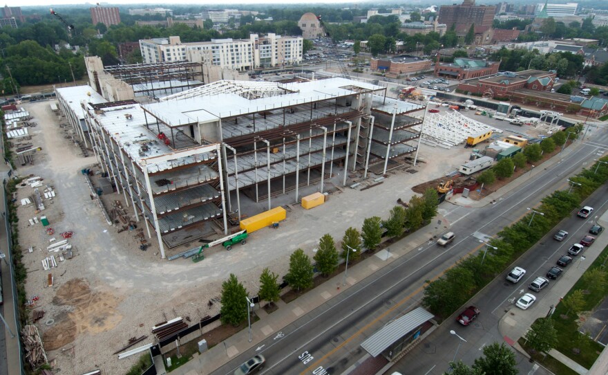 A project now under construction in Cleveland will eventually house the Case Western Reserve University's medical, dental and nursing schools, as well as the Cleveland Clinic's in-house medical school.
