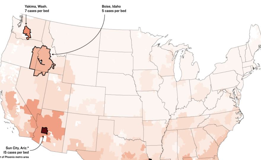 Data Analysis: COVID-19 Is Filling Up Hospitals in Small Cities