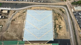 The EMAS at the west end of San Diego International Airport's runway is shown in this undated aerial photo.