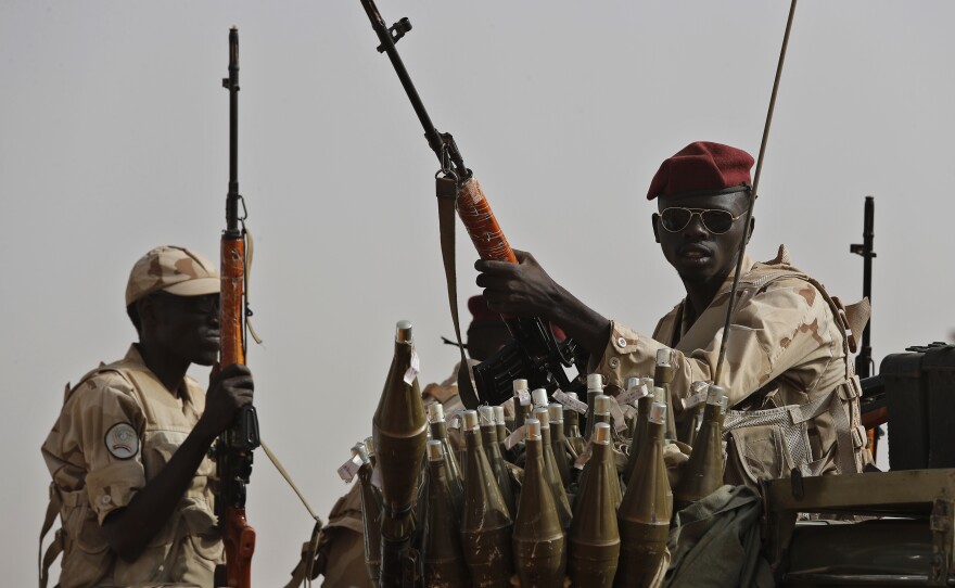 Soldiers from the Rapid Support Forces (RSF). The ongoing conflict between the RSF and the Sudanese army has spiraled into the world's largest humanitarian crisis, displacing millions of people and leaving thousands dead.