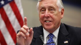 House Majority Leader Steny Hoyer, pictured in July, had predicted that Democrats would be forced to accept the  package or face gridlock that would lead to "an increase in taxes on  working Americans."