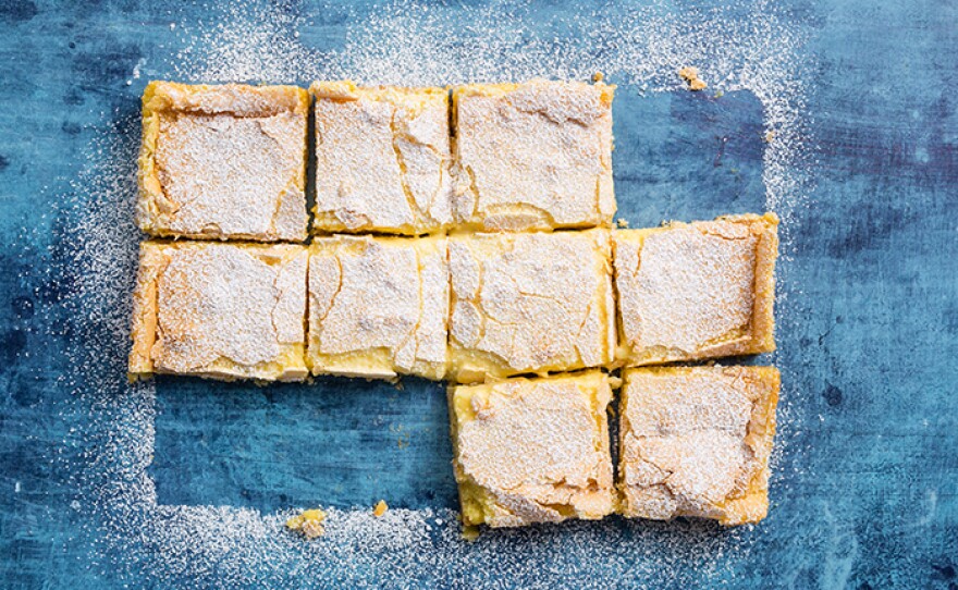 Test cook Bryan Roof and Bridget make a St. Louis favorite, Gooey Butter Cake Bars.