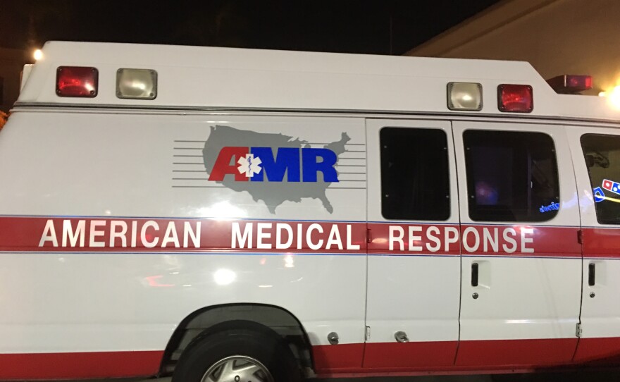 An ambulance is shown in this photo, Nov. 7, 2017.