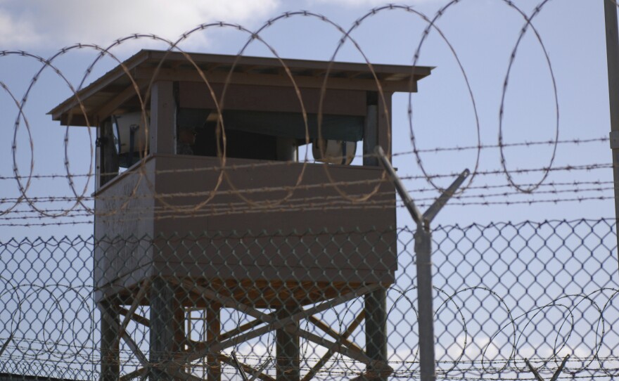 A tower overlooking Camp Delta at the Guantánamo Bay naval base in 2009.