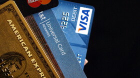 In this photo illustration of major U.S. credit cards.