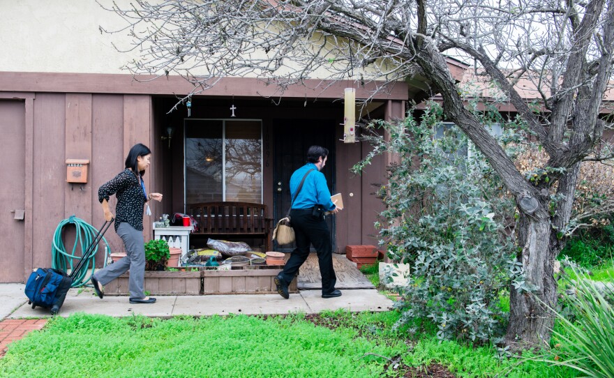 Nurse Sheri Juan and social worker Mike Velasco, take health care to the Chinchars.