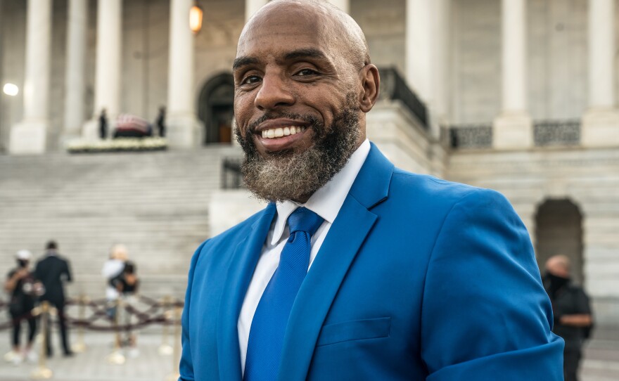 Glenn Coleman from Phi Beta Sigma Fraternity has known John Lewis personally since 1997. He called him Uncle John. John Lewis was a mentor to him and because of him, "I found so much about being an African American man," he said.