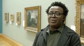 John Akomfrah, artist, filmmaker, writer and a founding member of the influential Black Audio Film Collective, pictured at the Tate Britain, London, England. Production still from the Art21 television series ART IN THE TWENTY-FIRST CENTURY Season 10, 2020.