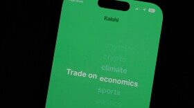 FILE - The prediction market app Kalshi is displayed on a mobile phone, April 16, 2026, in Chicago. (AP Photo/Erin Hooley, File)