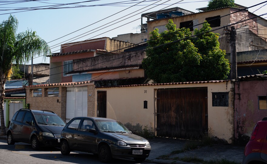 Anitta's grandparents' house (center), where she grew up, in the neighborhood of Honório Gurgel, Rio de Janeiro, on Dec. 9.