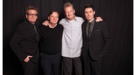 Left to right. Greg Proops, Joel Murray, Ryan Stiles, Jeff B. Davis. 