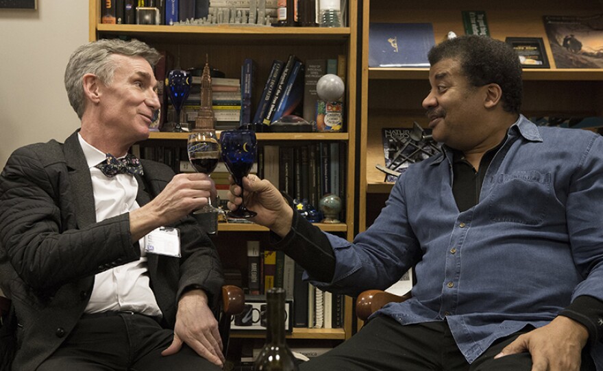 Bill Nye and Neil deGrasse Tyson.