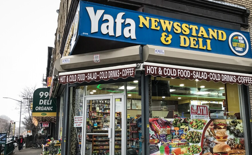 The Yafa Newsstand & Deli was one of the Yemeni-owned bodegas that closed on Feb. 2, to protest President Trump's first travel ban.