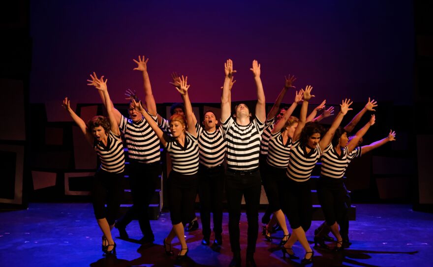 A 2019 photo from San Diego Musical Theatre's production of "All Shook Up."