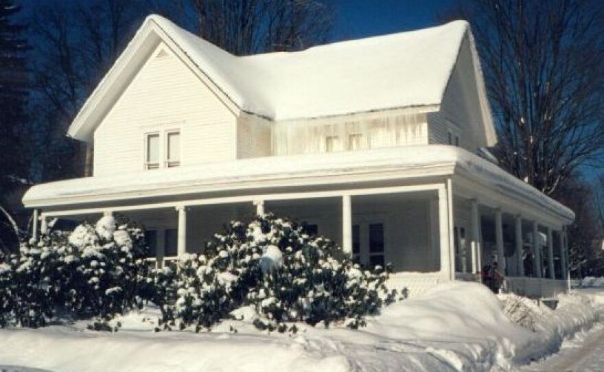 Just a typical winter scene at the old Memmott homestead, circa 1996.