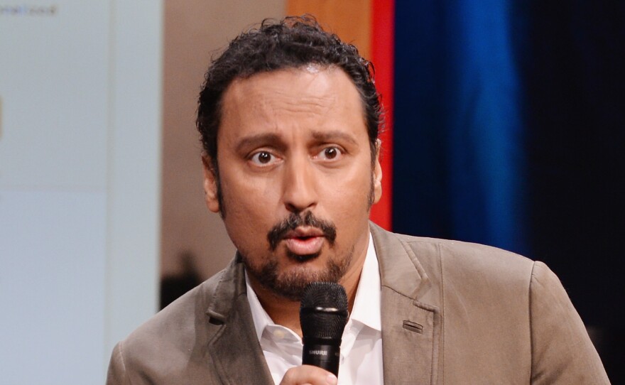 "You may realize that television is mostly full of white people, with a few brown people peppered in. Really, it's all white people and Aziz Ansari," says <em>The Daily Show</em>'s Aasif Mandvi.