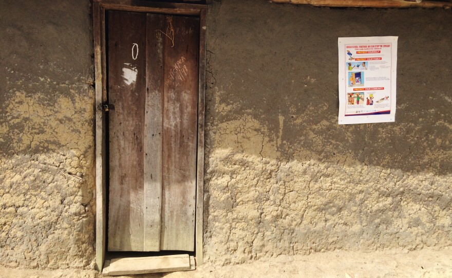 Stanley would not admit that his son had Ebola. Villagers were angry at him for hiding the truth and looted his home.