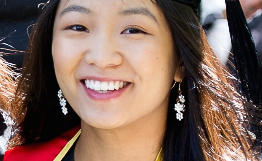 Jenna Cook on her graduation day from Yale in 2014.
