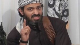 This image was taken from an undated video posted on a militant-leaning Web site on Jan. 23 and provided by the SITE Intelligence Group. It shows Said Ali al-Shihri, who was jailed in Guantanamo for six years after his capture in Pakistan and released by the U.S. in 2007 to the Saudi government for rehabilitation. He has resurfaced as a leader of a Yemeni branch of al-Qaida.