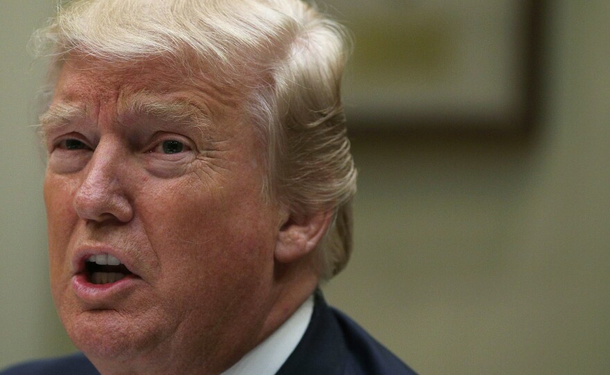 President Trump said on Tuesday that he was surprised at the effective failure of the Senate health care bill, which did not have enough support to move forward to a vote.