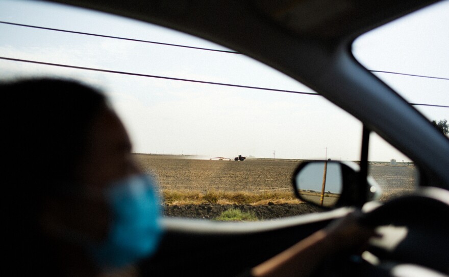 Yang drives to Huron, a rural town an hour outside of Fresno, Calif., in search of Angelica. Patients in rural areas like Huron often have less access to care.