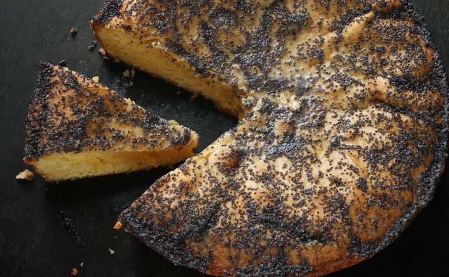 Food & Wine's Grapefruit Cornmeal Cake made by Dunn and Patton.