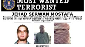 A wanted poster of Jehad Serwan Mostafa released by the FBI on Dec. 2, 2019.