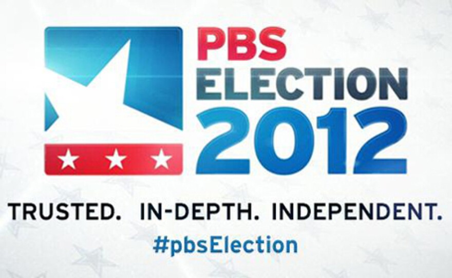 Logo for PBS' 2012 Election Coverage.