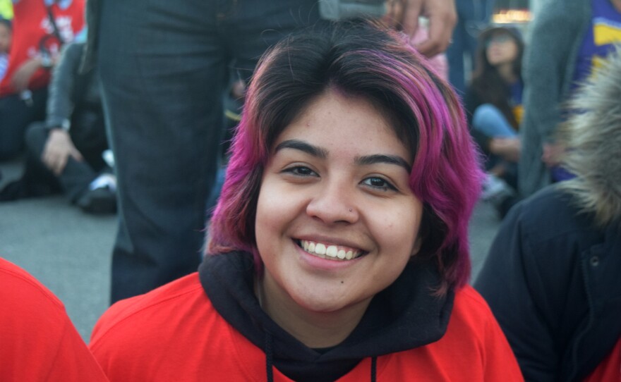 Anggie Godoy started working as a McDonald's drive-through cashier three years ago, making $8 an hour. Since then, the Los Angeles City Council raised the minimum wage to $10.50. Without the city's new law, she says, she would only have seen a tiny increase.