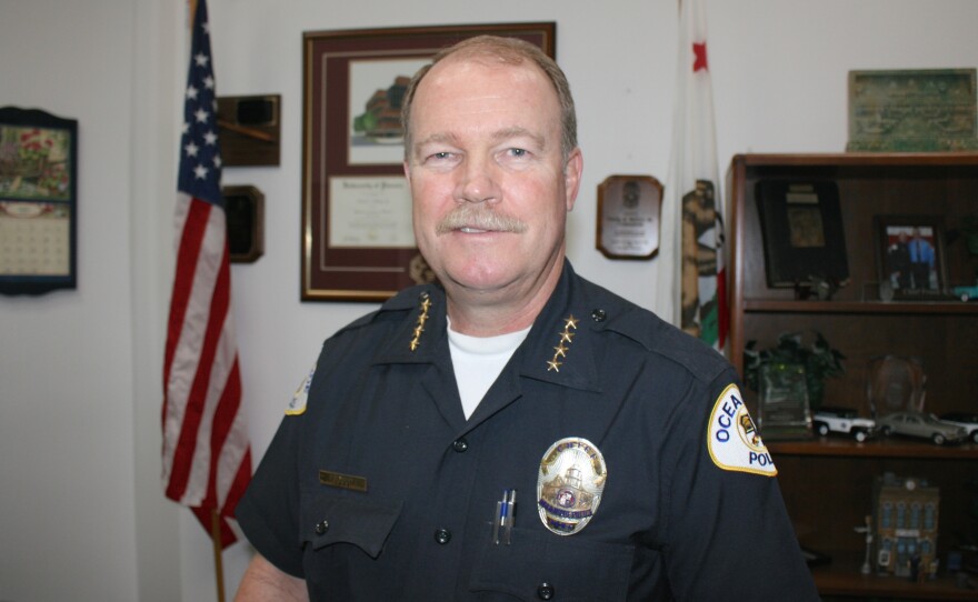 Oceanside Police Chief Frank McCoy, Feb. 26, 2016.