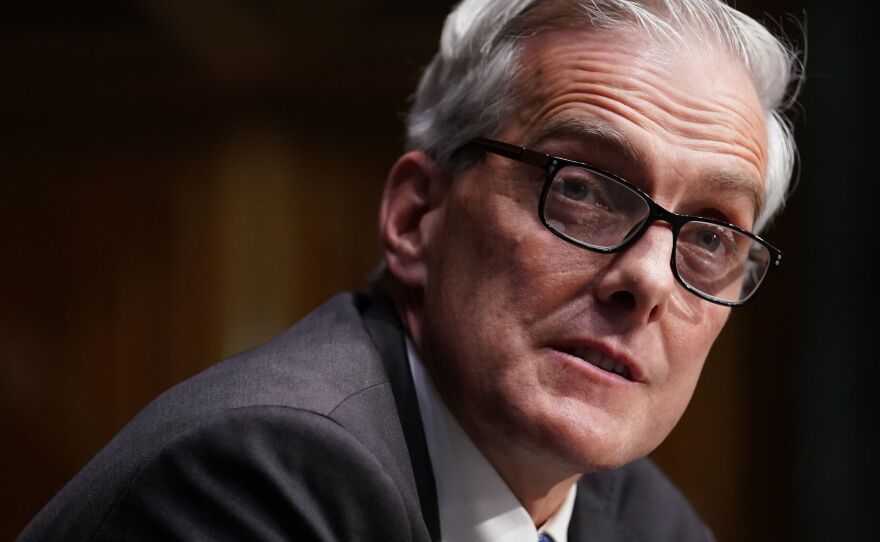 Denis McDonough, who was confirmed on Monday as Secretary of Veterans Affairs, said he's been directed by President Biden "to focus on getting our veterans through this pandemic."