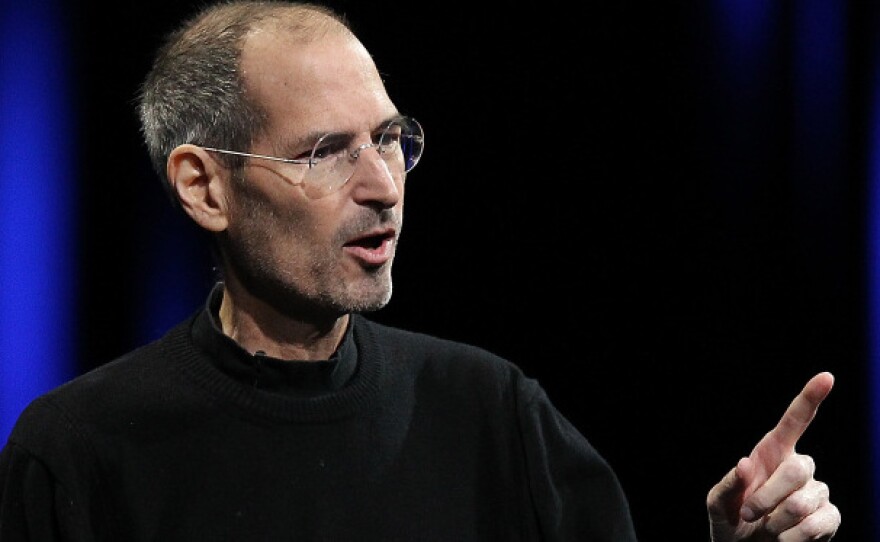 Apple CEO Steve Jobs delivers the keynote address at the Apple World Wide Developers Conference in June. Jobs announced Wednesday that he would step down immediately as CEO of Apple.