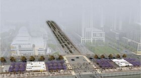 A rendering of phase one of the North Embarcadero Visionary Plan.