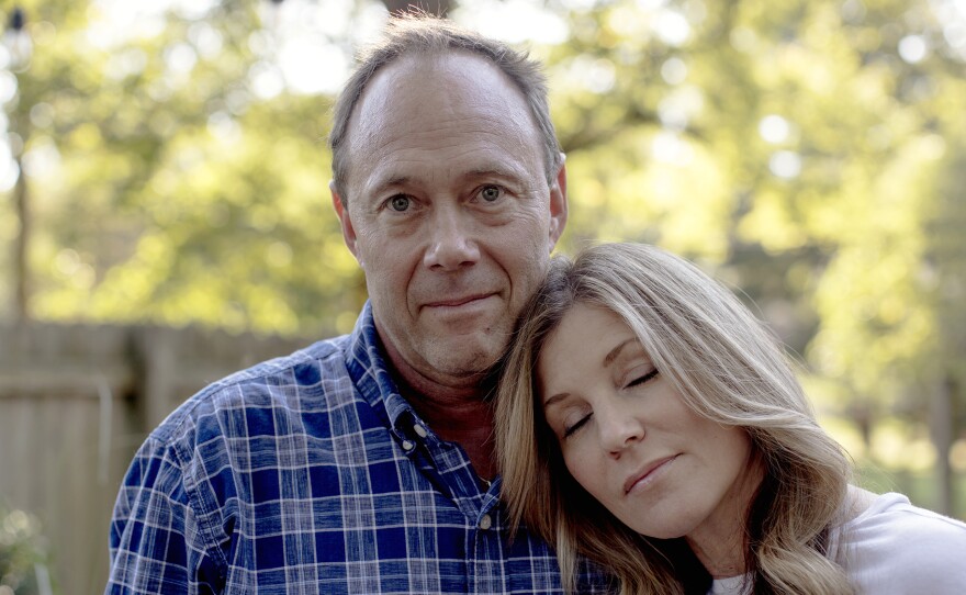 Randy and Karen O'Burke together at their son's home in Hendersonville, Tenn., last week. "Apparently, I'm pretty much of a miracle," Randy says.