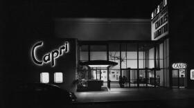The Capri theatre, formerly on Park Boulevard in San Diego.  Photo by Julius Shulman.