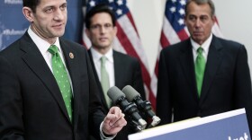 Wisconsin Rep. Paul Ryan speaks about his new budget plan after a March 19 party conference.