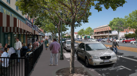 A designers rendering of downtown Ramona after "Project Ramona".
